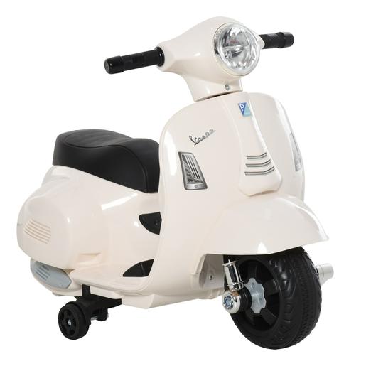 Homcom - Mini moto Eléctrica Vespa Blanco