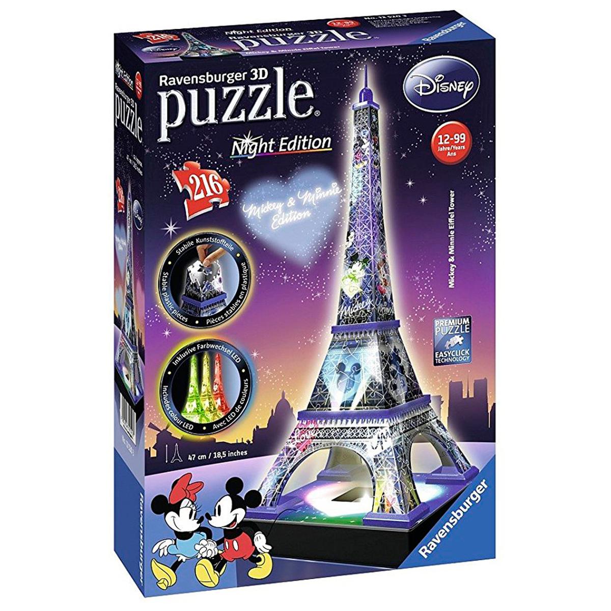 Ravensburger - Torre Eiffel Disney Night Edition 3d Puzzle | Toys"R"Us España
