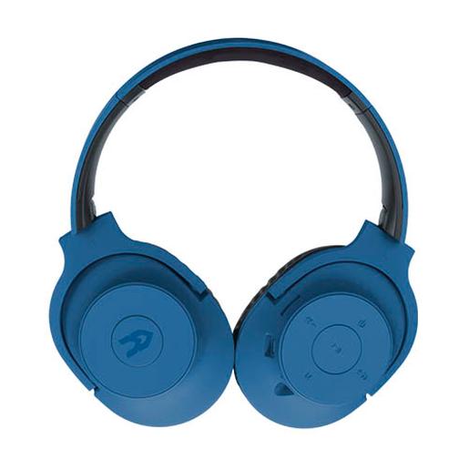 Auriculares Bluetooth Diadema Mate azul metalizado