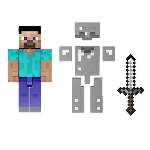 Minecraft - Figura coleccionable Acción Steve Diamante Minecraft ㅤ