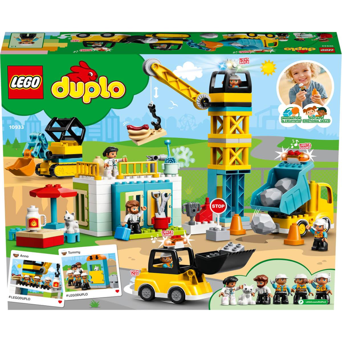 LEGO Duplo - Grúa Torre y Obra - 10933, Duplo Villa