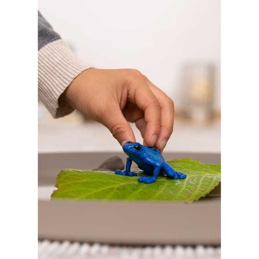 Schleich - Figura de juguete rana flecha azul vida salvaje ㅤ