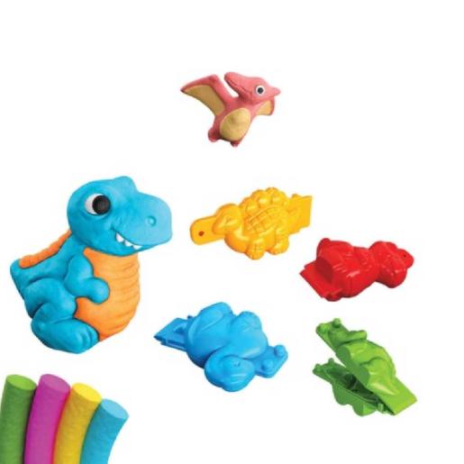 Pack plastilina dinosaurios 3D