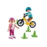 Playmobil - Niños con Bici y Patines - 70061