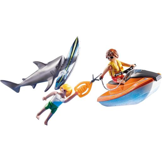 Playmobil - Playmobil rescate y ataque de tiburones ㅤ