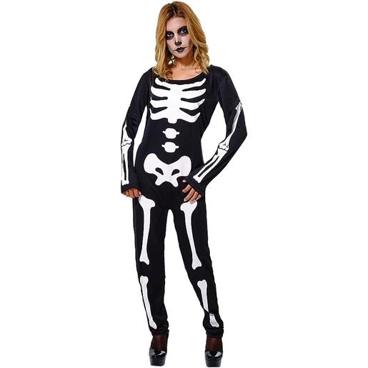 Disfraz efecto brillante en la oscuridad para mujer, Jumpsuit Halloween, Carnaval y Cosplay