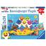Ravensburger - Baby Shark - Pack puzzles 2x24 piezas