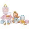Famosa - Muñeca bebé y trona balancín para primer cumpleaños con accesorios y tarta