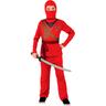 Disfraz Infantil - Ninja Skull Rojo 8-10 años
