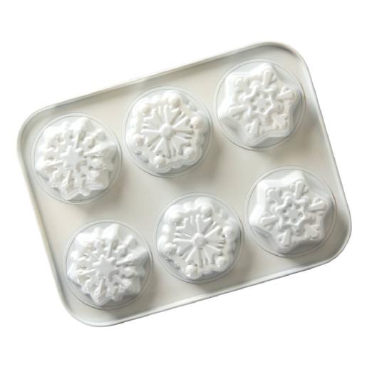 Frozen - Molde Mini Pasteles Copos de Nieve