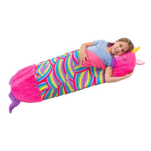 Dormi Locos - Peluche unicornio rosa grande