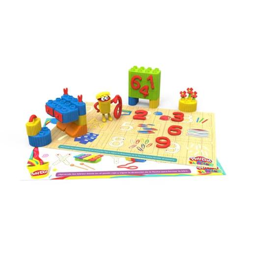 Play-Doh - Set de plastilina educativa formas y colores