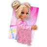 Nancy - Muñeca patinadora con accesorios y chaqueta rosa, para niños y niñas