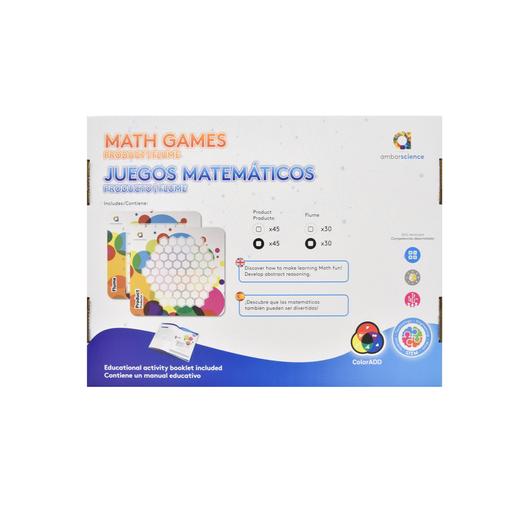 AmbarScience - Pack 2 Juegos Matemáticos Producto y Flume