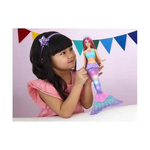 Barbie - Sirena luces mágicas Dreamtopia