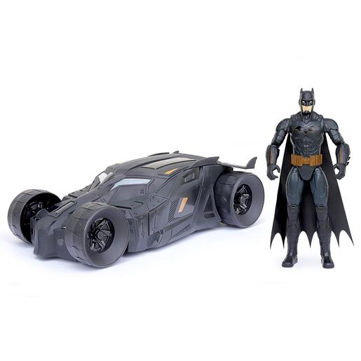 Dc comics - Batman - Set Batimóvil y figura de acción de Batman 30 cm ㅤ, Dc