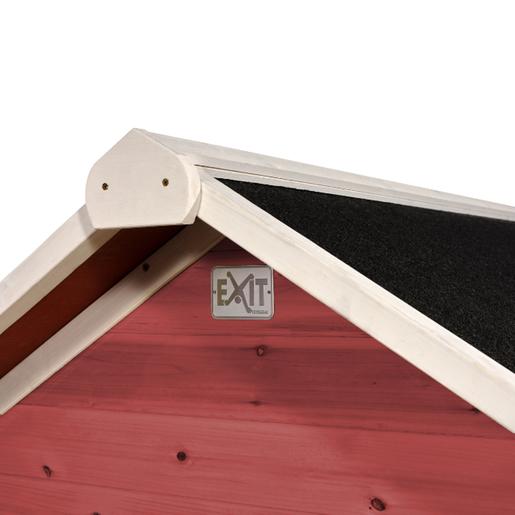 EXIT - Casita Loft de madera roja