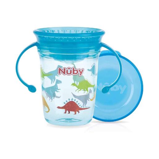 Nuby - Taza mágica 360º hecha con tritan - Aqua