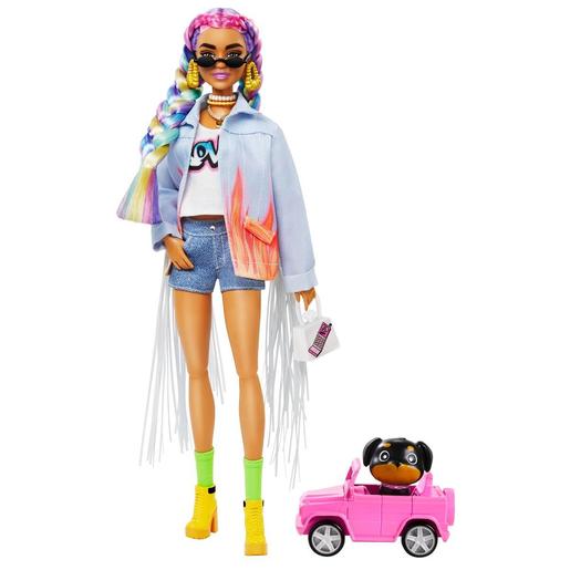 Barbie - Muñeca Extra - Trenzas de colores