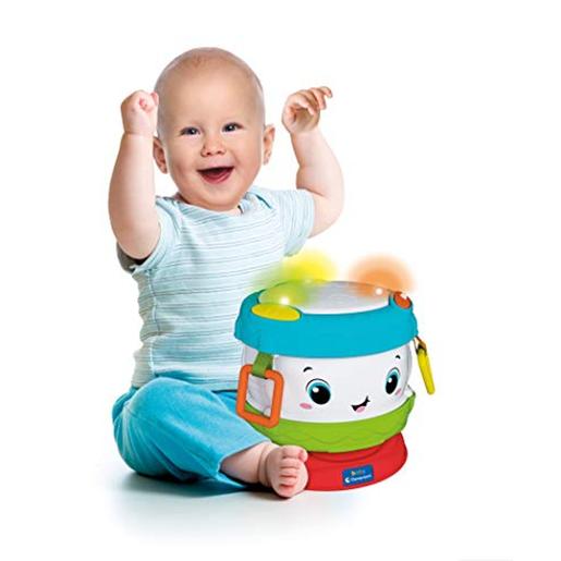 Clementoni - Juguete didáctico Baby Activity con sonido de tambor ㅤ