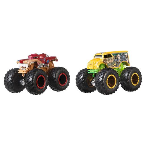 Hot Wheels - Pack 2 Vehículos Doble Demolición Monster Trucks (varios modelos)