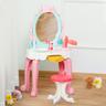 Homcom - Tocador de juguete Princesa con taburete