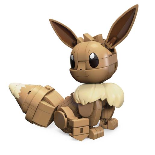 Mattel - Pokemon - Construcción y exhibición de Pokémon Eevee, 215 piezas y ladrillos ㅤ