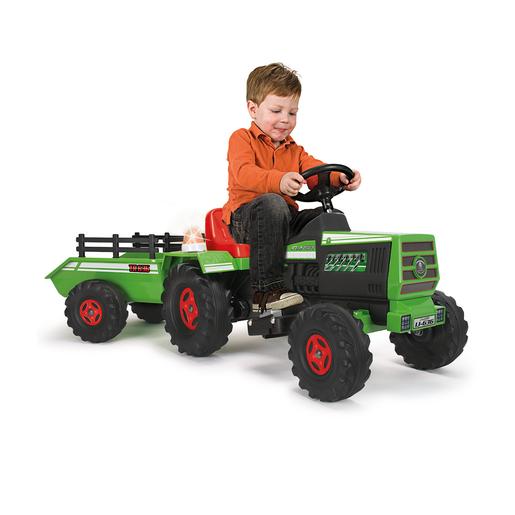 Injusa - Tractor con remolque para niños 6V (636)