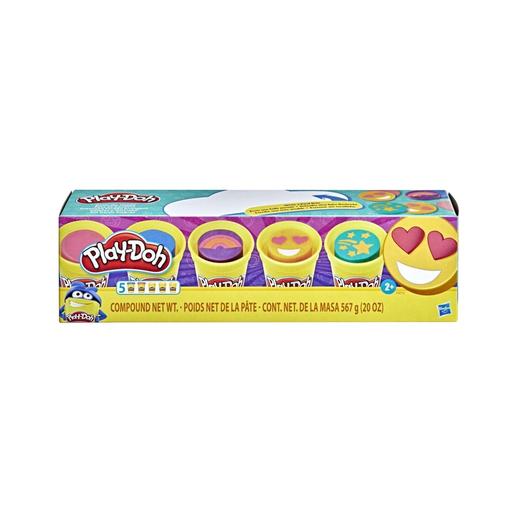 Play-Doh - Pack 5 botes emojis