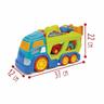 Baby Smile - Camión transporte con 4 vehículos