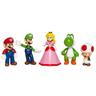Nintendo - Super Mario - Super Mario: Set de 5 figuras variadas de 6,5 cm ㅤ