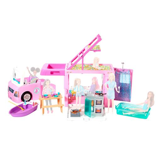Barbie - Caravana para Acampar 3 en 1