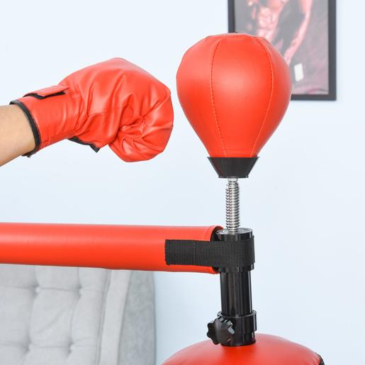 Homcom - Saco de boxe autónomo com braço giratório