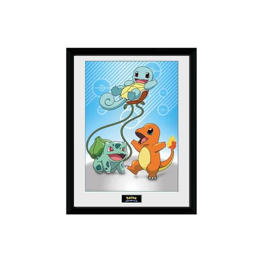 Pokemon - Póster Charmander, Squirtle y Bulbasur 30x40 cm