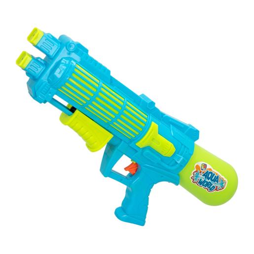 Pistola de agua con doble disparador y cañón (varios colores)