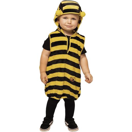 Rubie's - Fantasia infantil de abelhinha com capuz e asas XS ㅤ