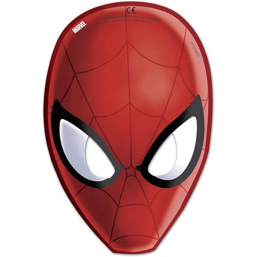 Spider-man - 6 Máscaras de Superhéroe en Papel ㅤ