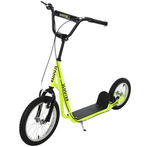Homcom - Patinete scooter ajustable Neon