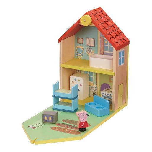 Peppa Pig - Casa de madera con figura