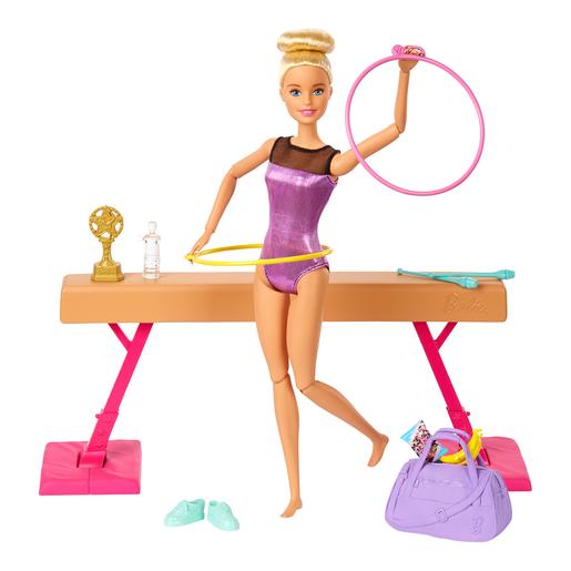 Barbie - Pack Muñeca Gimnasta y Accesorios