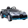 Homcom - Coche eléctrico Bugatti Divo gris
