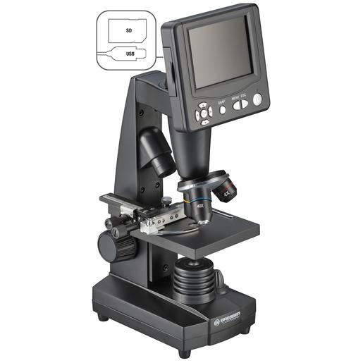Microscopio Bresser de enseñanza con monitor LCD de 3,5" (8,9 cm)