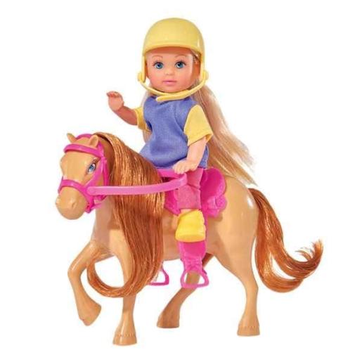 Muñeca Lolly jinete con niña Lolly y caballos