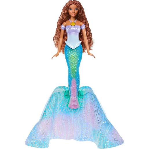 Disney - Sirena transformable a humana con botón, juguete ㅤ
