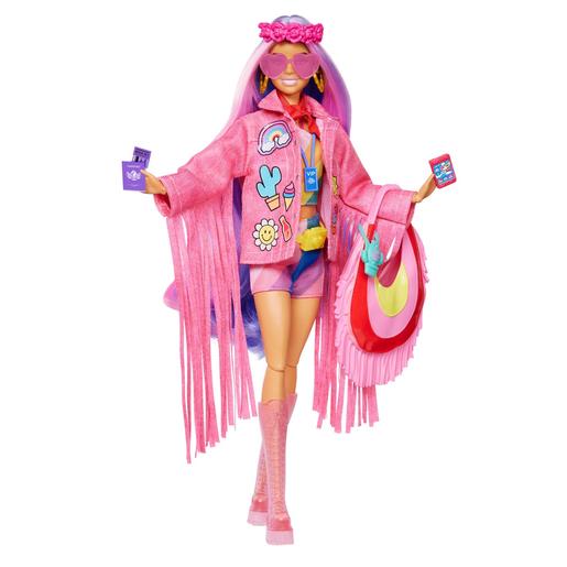 Barbie - Muñeca con temática de viajes y conjunto de desierto ㅤ