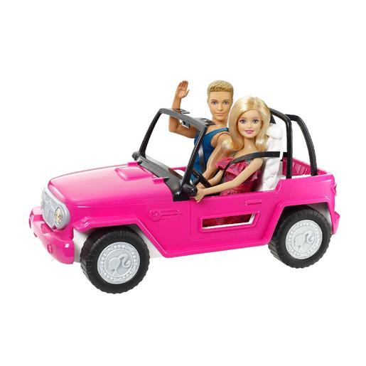 Barbie - Coche de Playa Barbie y Ken