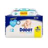 Dodot - Pañal Sensitive talla 2 recién nacido 4-8 kg 39 uds + Toallitas Aqua Pure 48 uds
