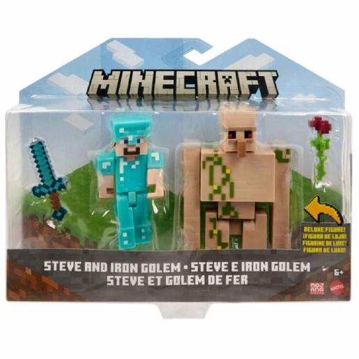 Minecraft - Steve y Golem de Hierro