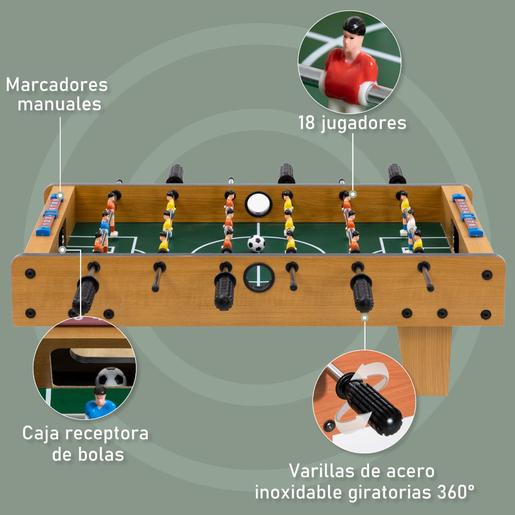 Homcom - Futbolín de mesa 18 jugadores