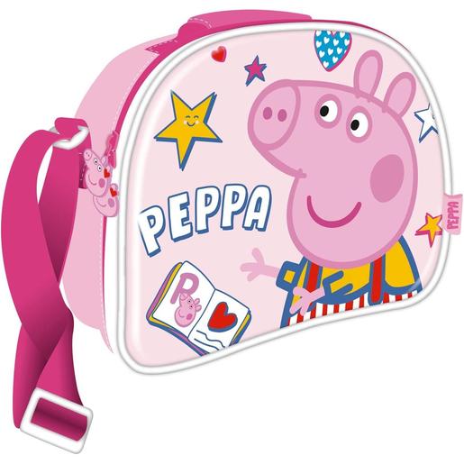 Peppa Pig - Bolsa del almuerzo isotérmica 3D 26x21x11cm